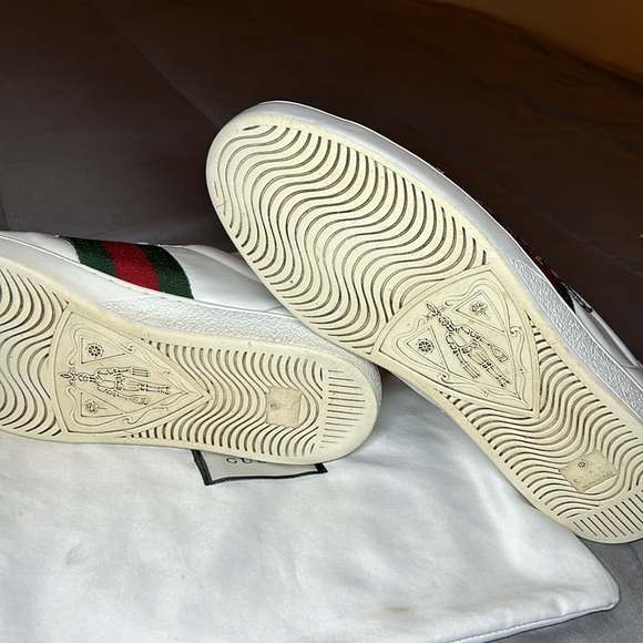 Gucci Ace Embroidered Snake men’s Sneakers. Size US 10. - Picture 12 of 15